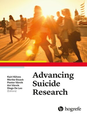 cover image of Advancing Suicide Research